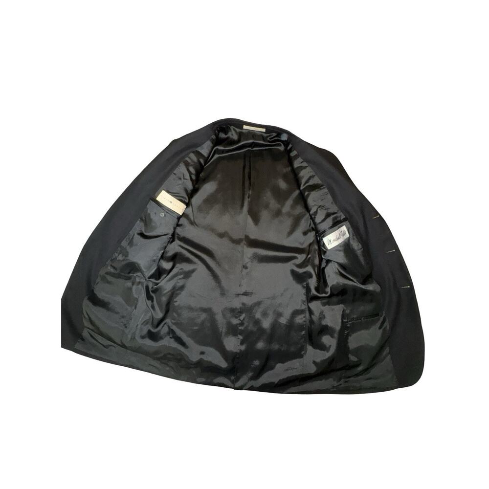 Joseph Abboud 100% Wool Black Three Button Single… - image 4